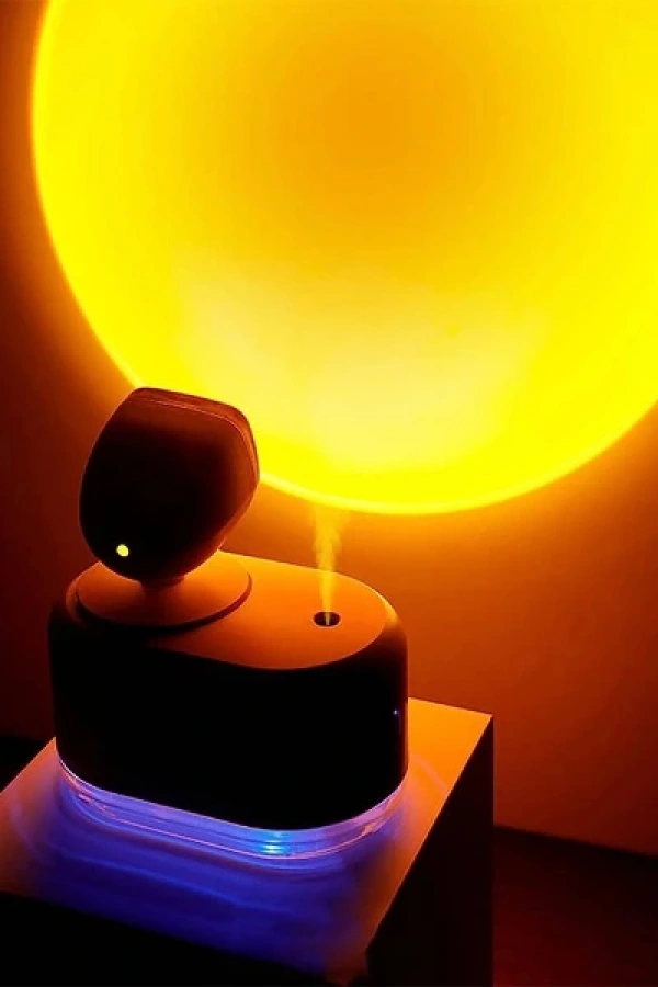 Gün Batımı Lambalı Hava Nemlendiricisi