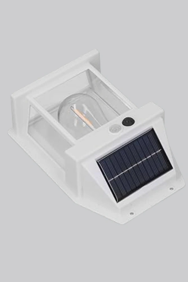 Güneş Enerjili Dış Mekan Sensörlü Duvar Lambası IP65 Su Geçirmez