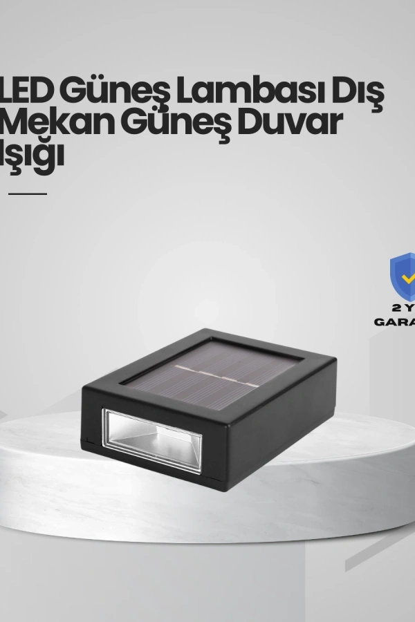 Güneş Enerjili LED Duvar Aydınlatması