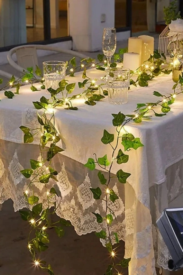 Güneş Enerjili Sarmaşık Led Dekor 5 Metre