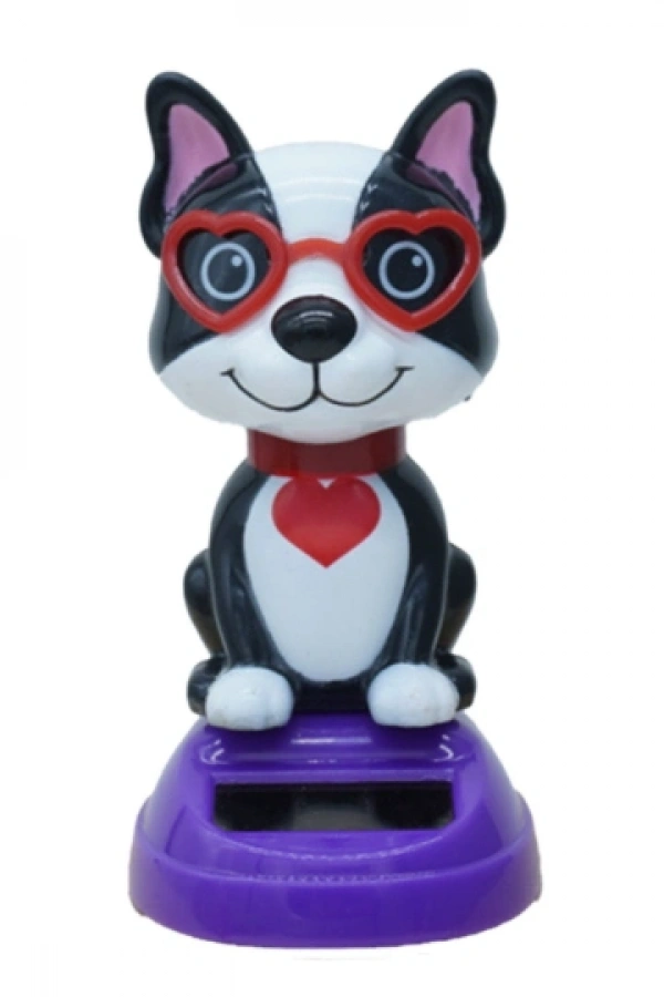 Güneş Enerjili Solar Sallanan Gözlüklü Kedi