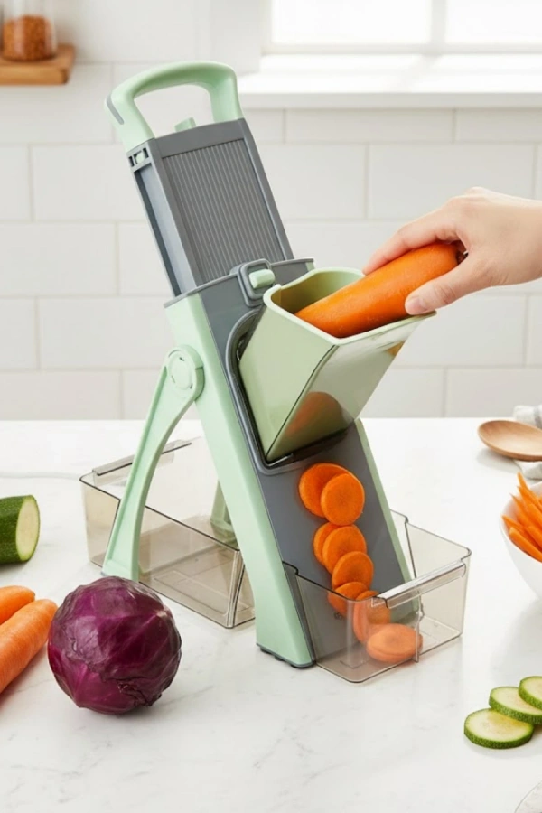 Güvenli Kullanımlı Paslanmaz Çelik Sebze Rendesi