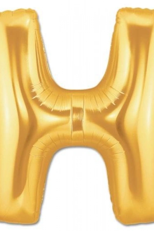 H Harf Folyo Balon Altın Renk  40 inç