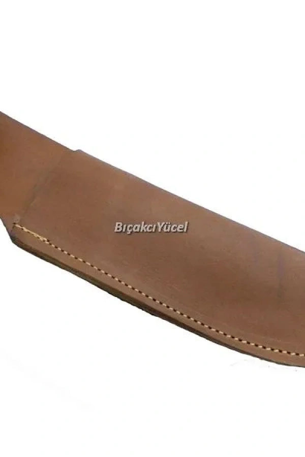 Hakiki Deri Uzun Bıçak Kılıfı 27 cm, Kemerlikli