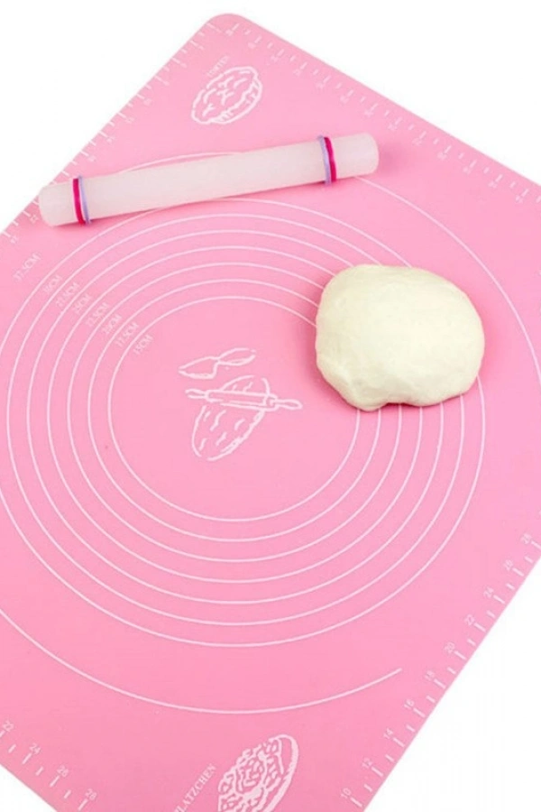 Hamur Açma Örtüsü Hamur Matı Ölçekli  45x 35 cm