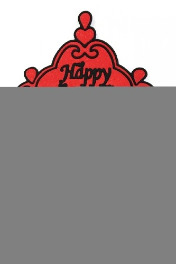 Happy Birthday Yazılı Neon Renk Taç 12 Adet