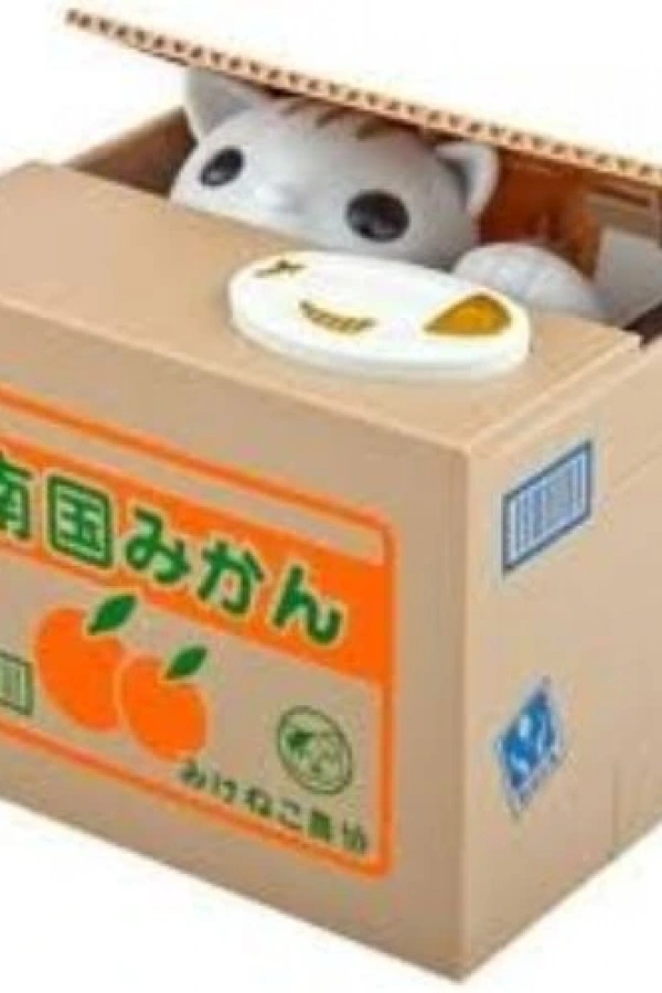 Hareketli Para Çalan Kedi Kumbara
