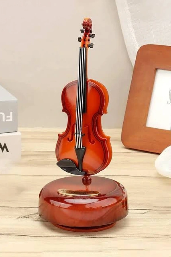 Hareketli Violin Müzik Kutusu