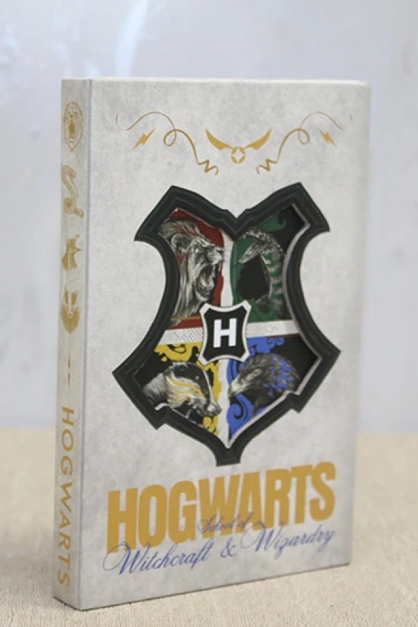 Harry Potter Hogwarts Amblemli Deri Defter