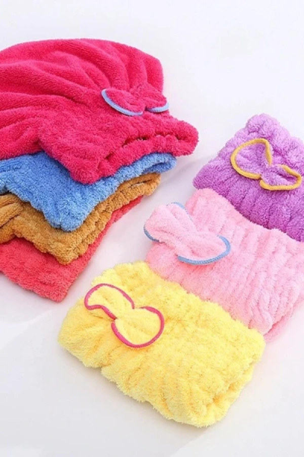 Havlu Saç Kurutma Bonesi