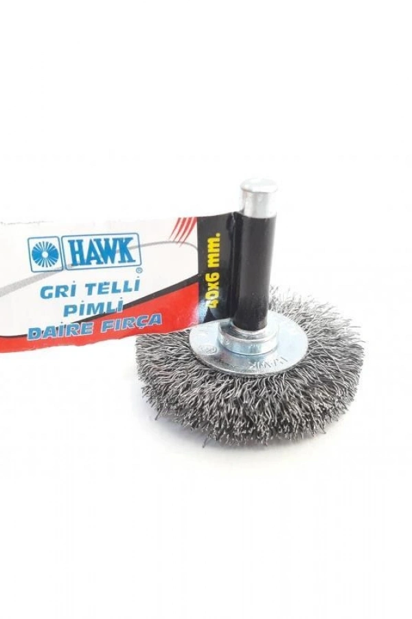 Hawk HA11127 Pimli Gri Tel Daire Fırça 40x6 mm