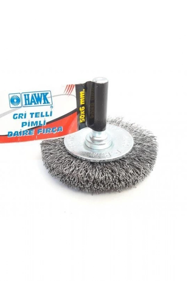 Hawk HA11129 Pimli Gri Tel Daire Fırça 50x6 mm