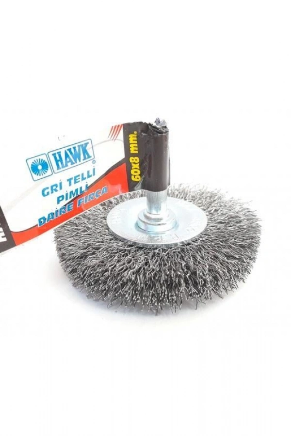 Hawk HA11131 Pimli Gri Tel Daire Fırça 60x8 mm