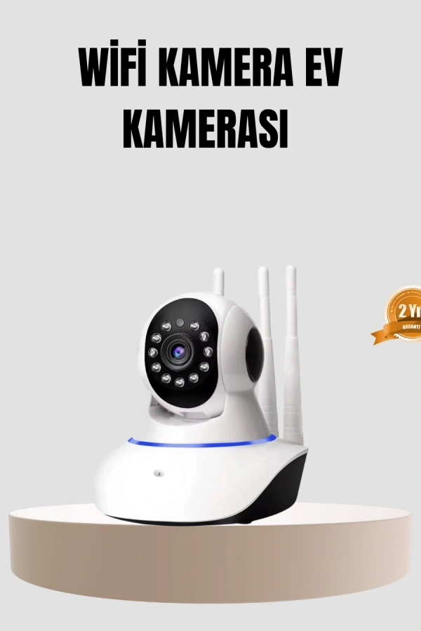 HD IP Kamera – Gece Görüşlü, Hareket Sensörlü, Mobil Takip ve Çift Yönlü Ses