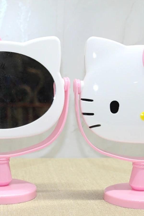 Hello Kitty Masaüstü Ayna Pembe Renk