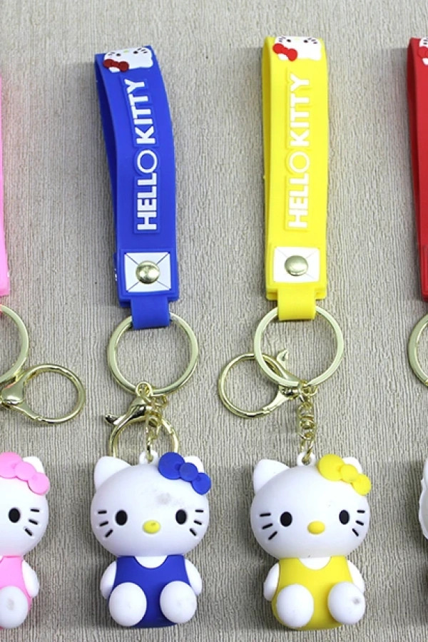 Hello Kitty Silikon Anahtarlık