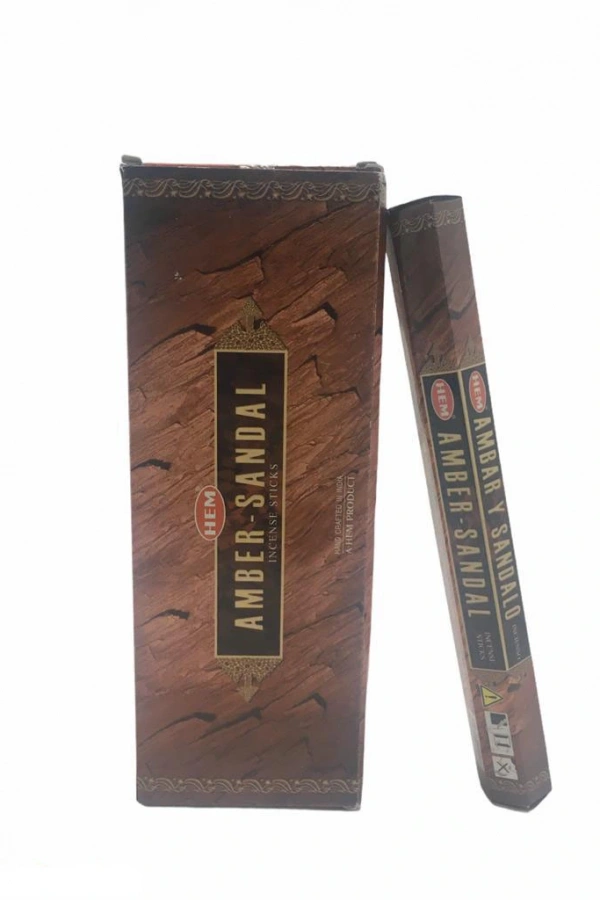 Hem Amber Sandal Aromalı Çubuk Tütsü