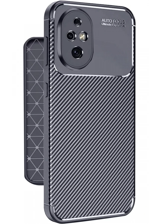 Honor 200 Kılıf Auto Focus Karbon Kapak - Lacivert