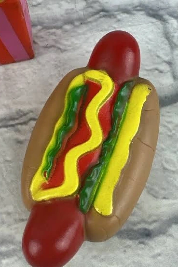 Hot Dog Sesli Köpek Oyuncağı