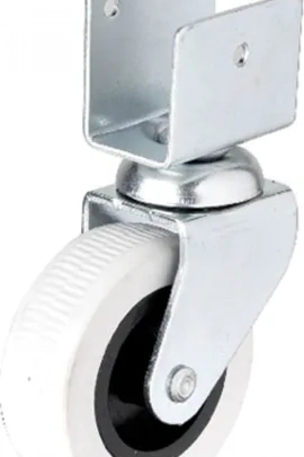 Hts 324 - 50x20 mm Gri Kısa U Tablalı Teker 4 Adet