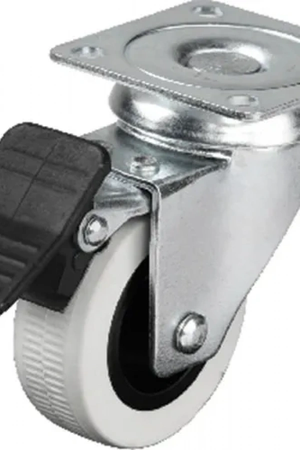 Hts 334 - 50x20 mm Çift Bilyalı Tablalı Frenli Teker 4 Adet