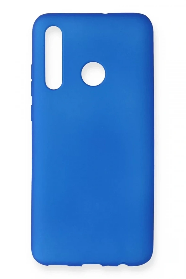 Huawei Honor 20 Lite Kılıf First Silikon - Mavi