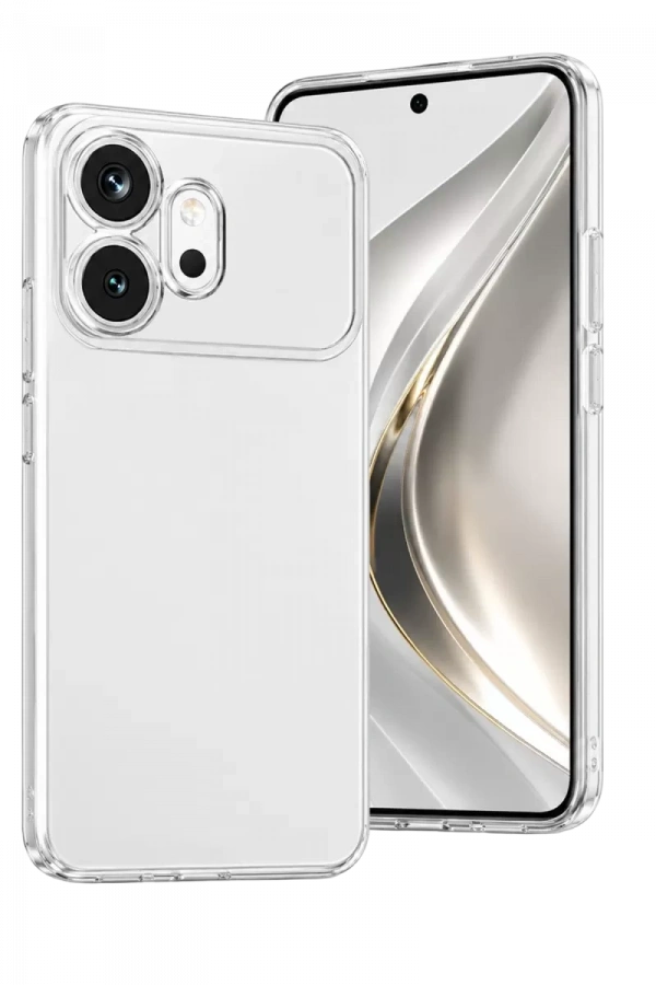 Huawei Honor 600 Lüx Şeffaf Silikon - Şeffaf