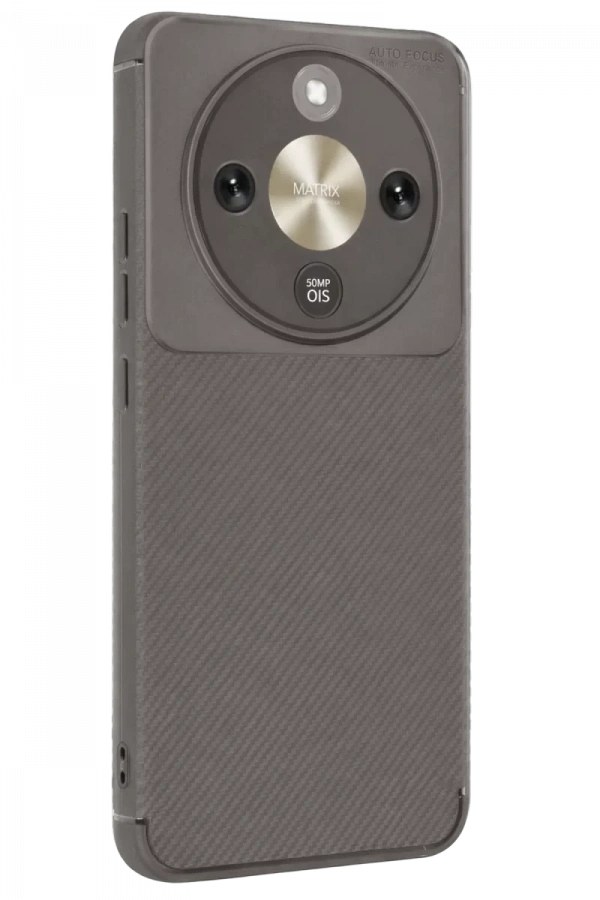 Huawei Honor Magic 8 Lite Auto Focus Karbon Kapak - Gri