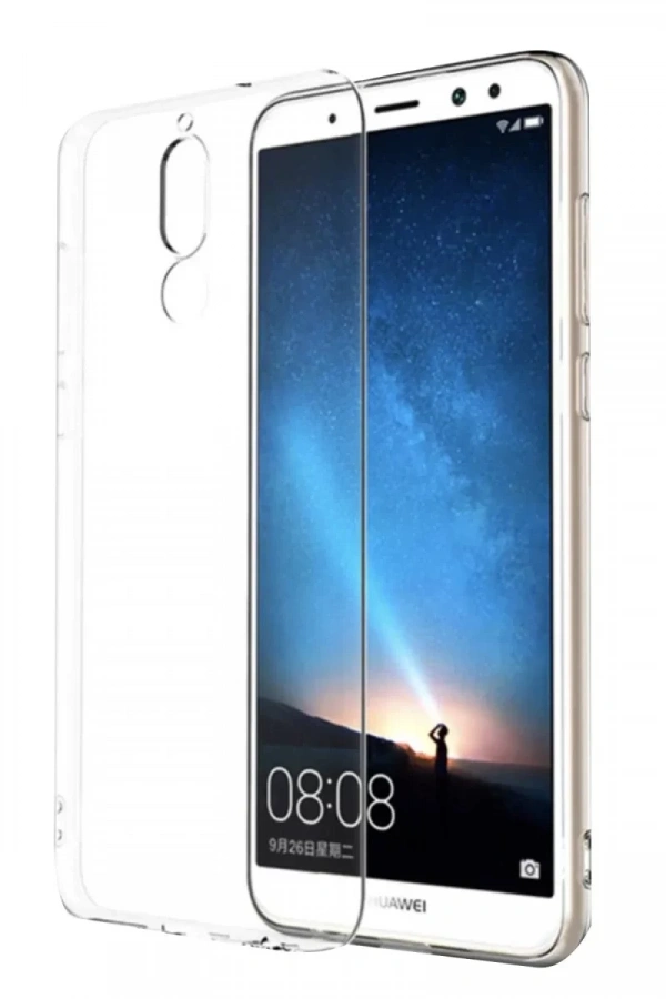 Huawei Mate 10 Lite Kılıf Lüx Şeffaf Silikon