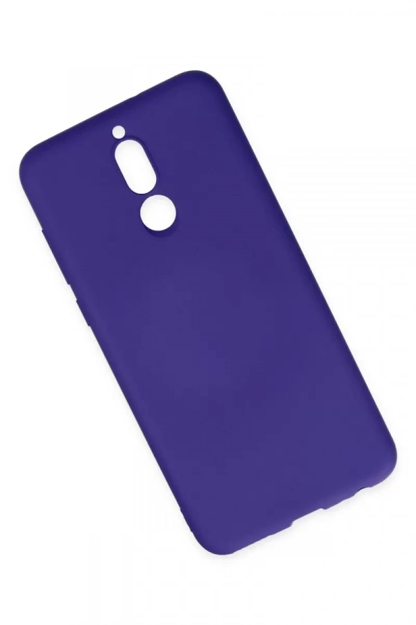 Huawei Mate 10 Lite Kılıf Nano içi Kadife Silikon - Mor