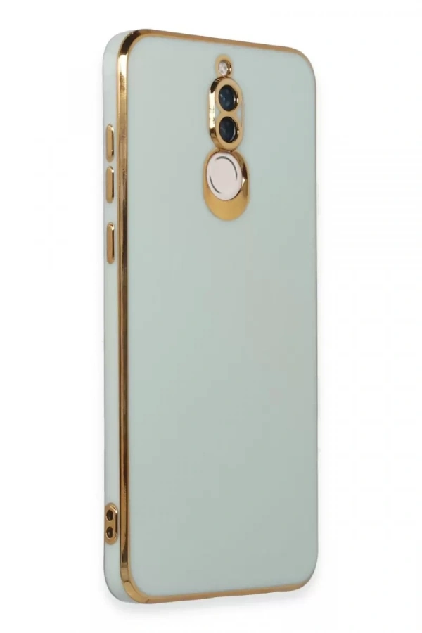 Huawei Mate 10 Lite Kılıf Volet Silikon - Açık Yeşil