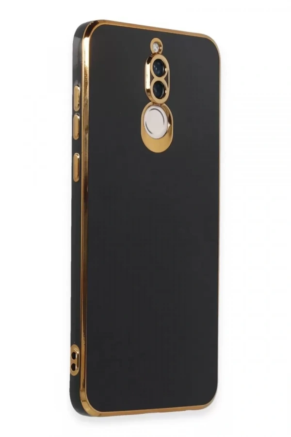 Huawei Mate 10 Lite Kılıf Volet Silikon - Siyah