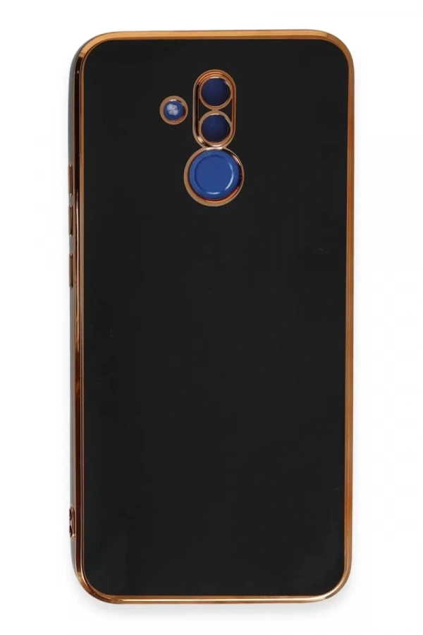 Huawei Mate 20 Lite Kılıf Volet Silikon - Siyah