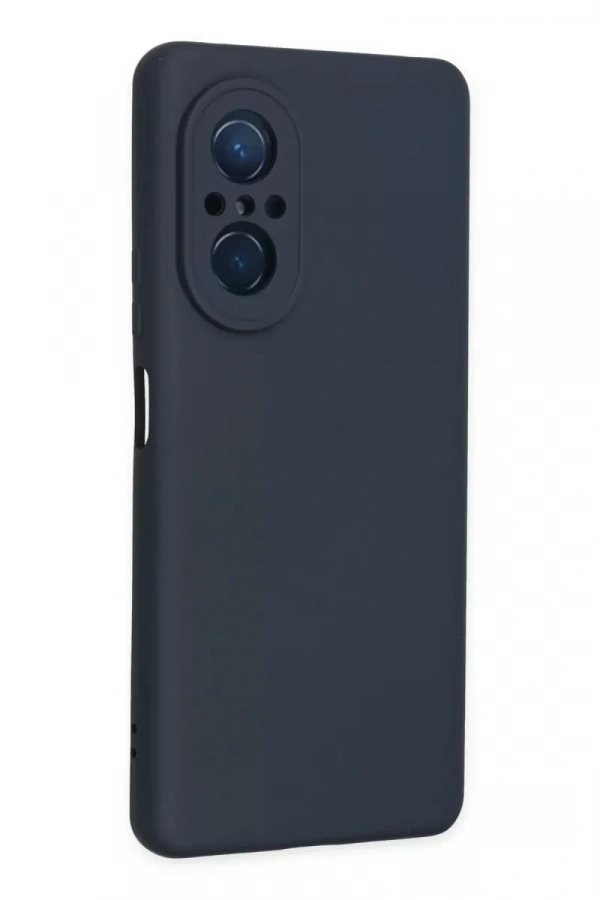 Huawei Nova 9 SE Kılıf Nano içi Kadife Silikon - Lacivert