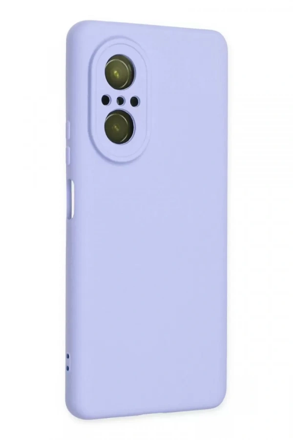 Huawei Nova 9 SE Kılıf Nano içi Kadife Silikon - Lila
