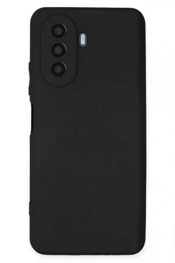 Huawei Nova Y70 Kılıf First Silikon - Siyah