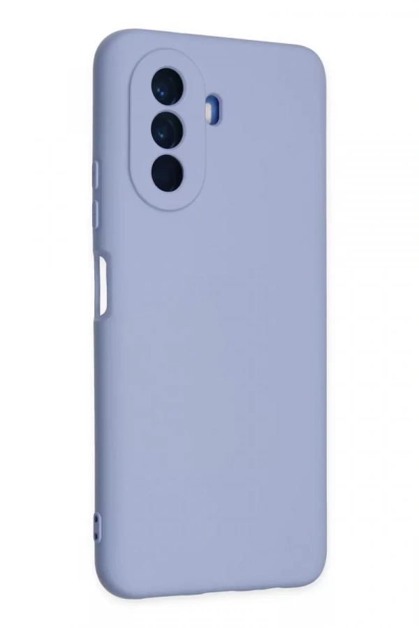 Huawei Nova Y70 Kılıf Nano içi Kadife Silikon - Lila
