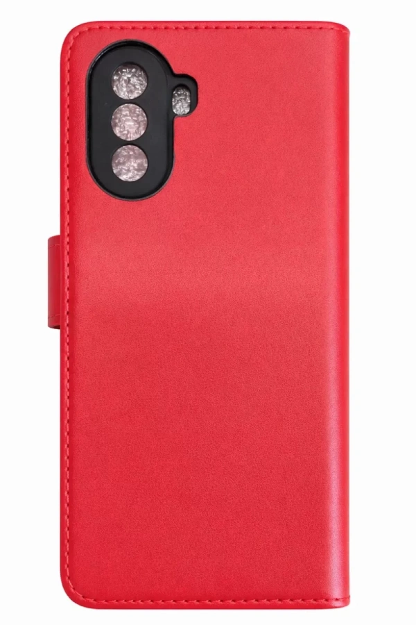 Huawei Nova Y70 Trend S Plus Kapaklı Kılıf - Kırmızı