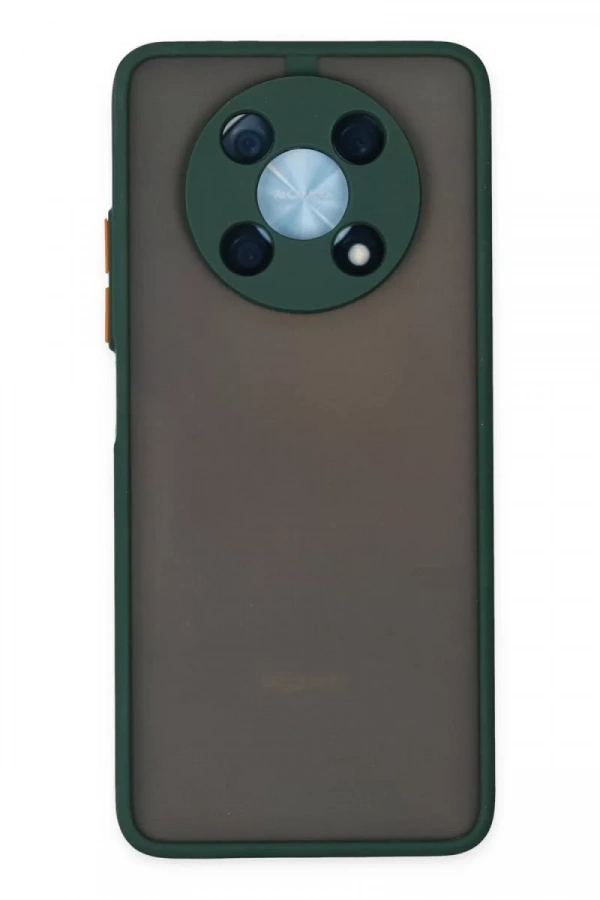 Huawei Nova Y90 Kılıf Montreal Silikon Kapak - Yeşil