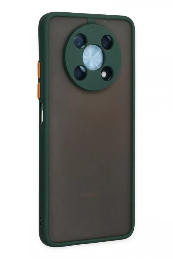 Huawei Nova Y90 Kılıf Montreal Silikon Kapak - Yeşil