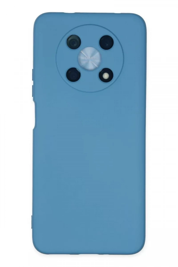 Huawei Nova Y90 Kılıf Nano içi Kadife Silikon - Mavi