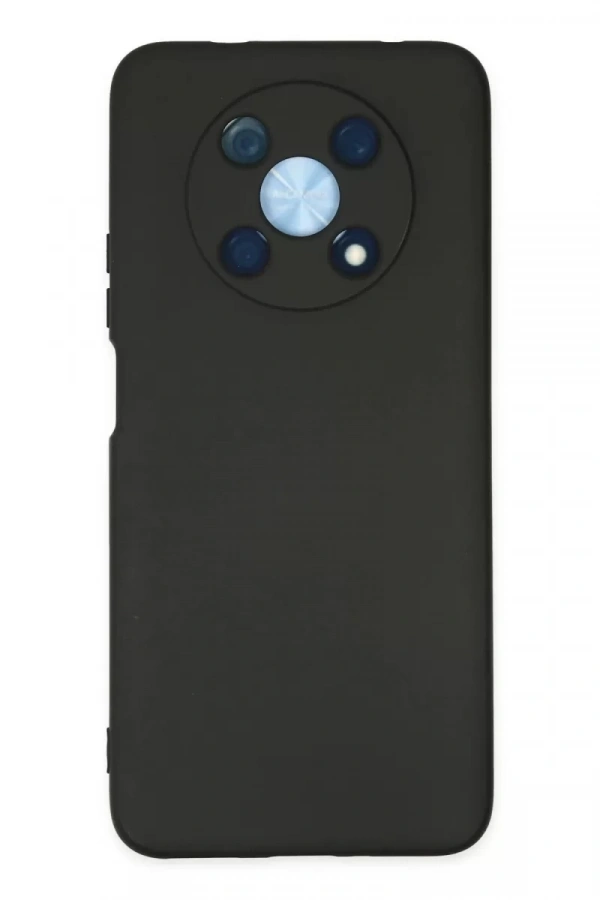 Huawei Nova Y90 Kılıf Nano içi Kadife Silikon - Siyah