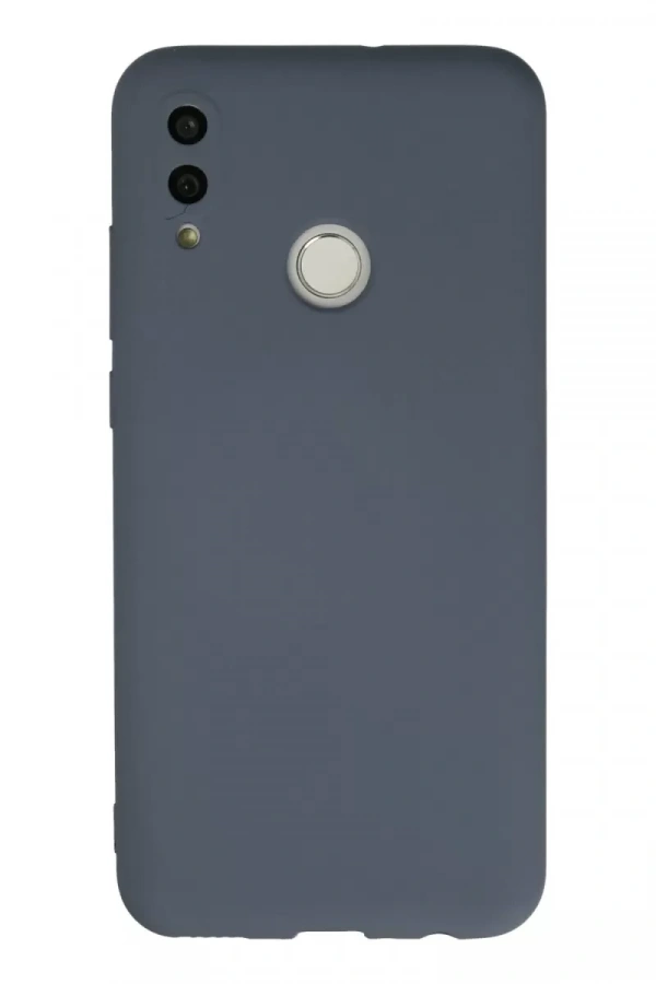 Huawei P Smart 2019 Kılıf Nano içi Kadife Silikon - Gri