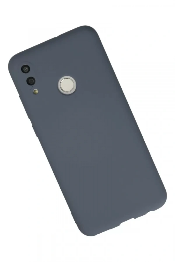 Huawei P Smart 2019 Kılıf Nano içi Kadife Silikon - Gri