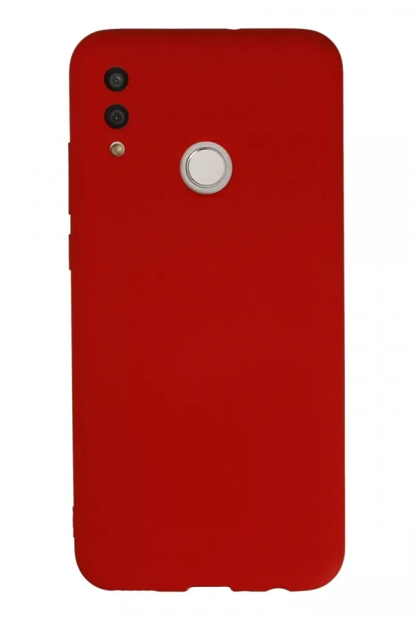 Huawei P Smart 2019 Kılıf Nano içi Kadife Silikon - Kırmızı