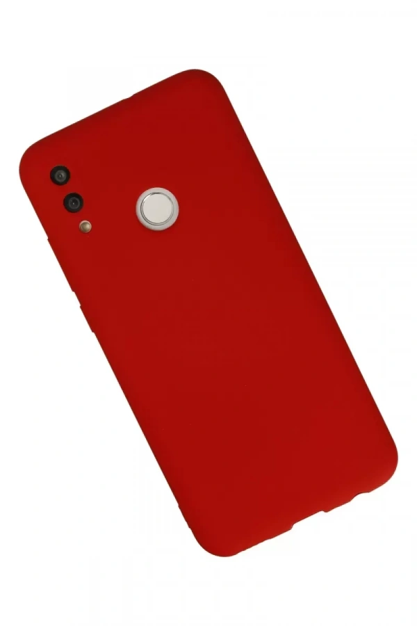 Huawei P Smart 2019 Kılıf Nano içi Kadife Silikon - Kırmızı