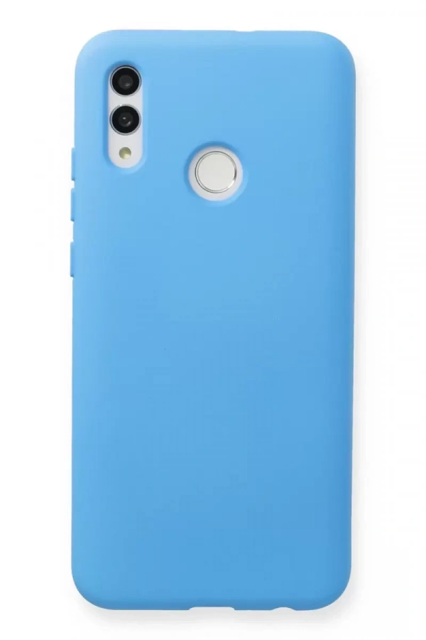 Huawei P Smart 2019 Kılıf Nano içi Kadife Silikon - Mavi