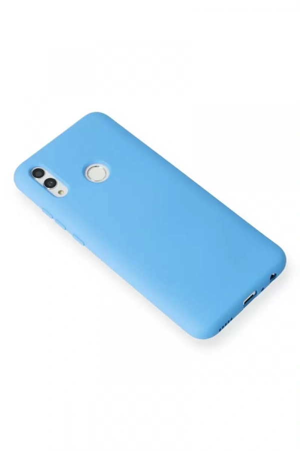 Huawei P Smart 2019 Kılıf Nano içi Kadife Silikon - Mavi