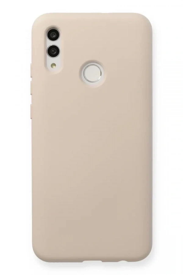 Huawei P Smart 2019 Kılıf Nano içi Kadife Silikon - Pudra