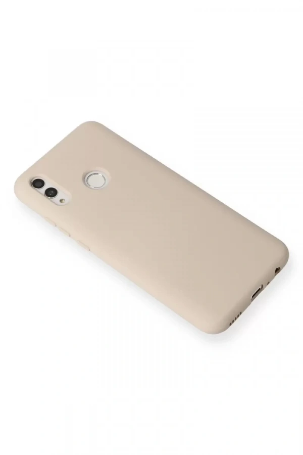 Huawei P Smart 2019 Kılıf Nano içi Kadife Silikon - Pudra